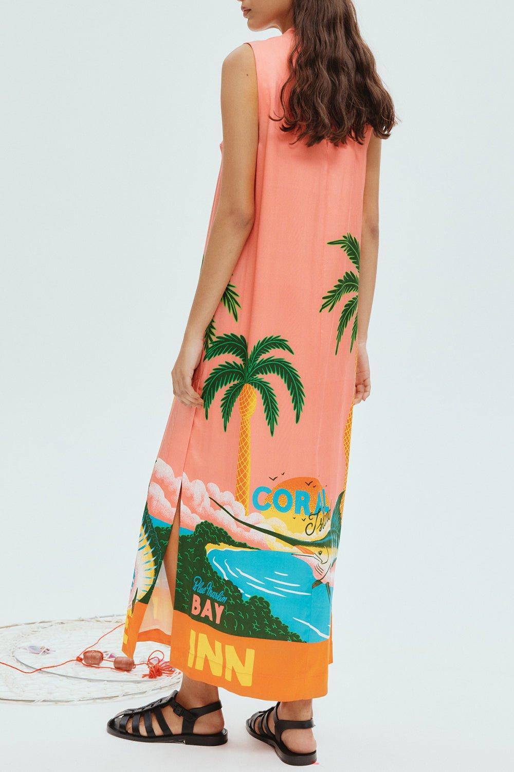 ALEMAIS-Paradiso Midi Dress-