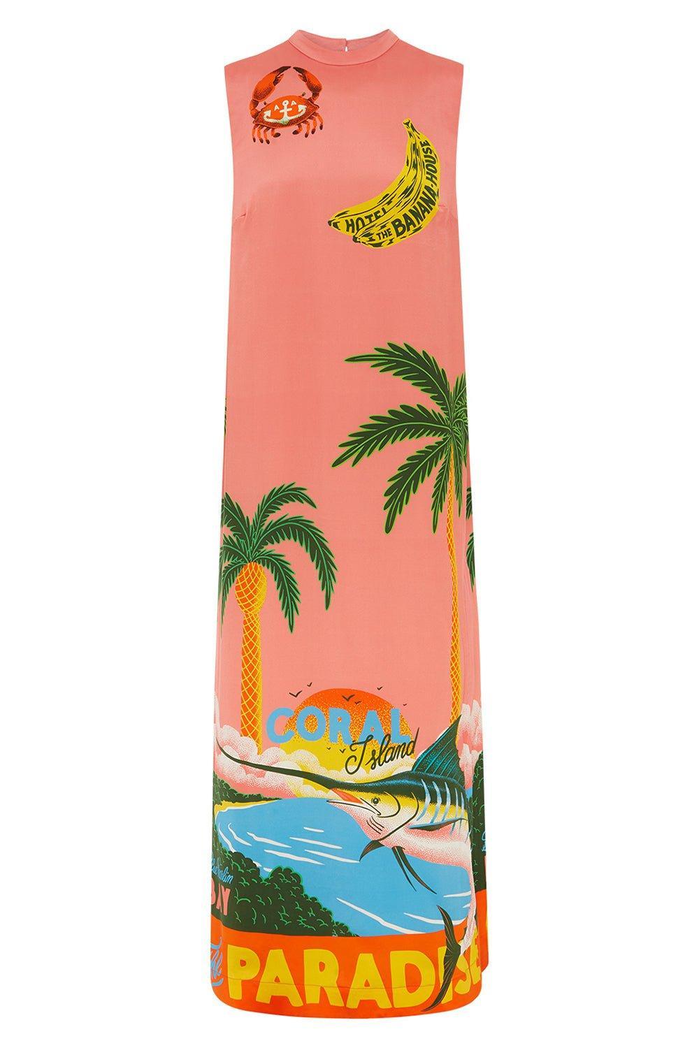 ALEMAIS-Paradiso Midi Dress-