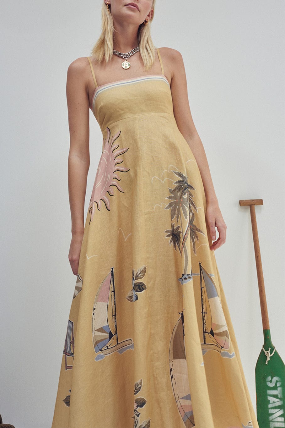 ALEMAIS-Sunset Shades Sundress-