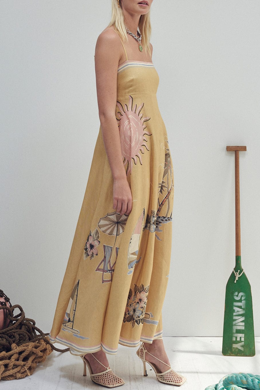 ALEMAIS-Sunset Shades Sundress-