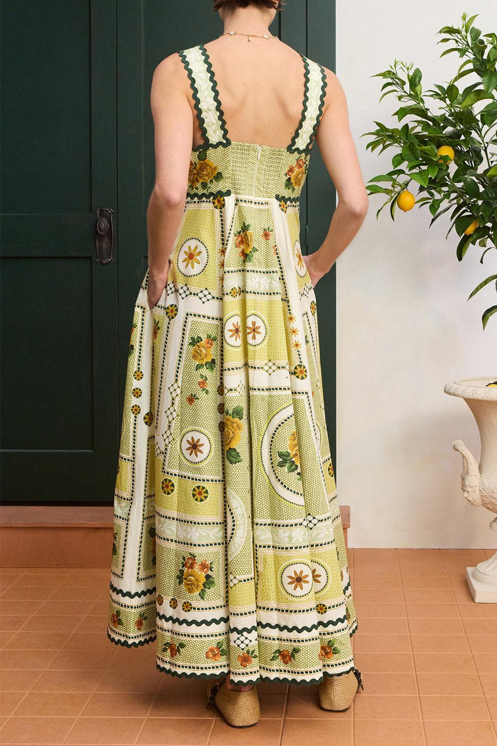 DIXIE SUMMER DRESS CITRUS / AU8/US4
