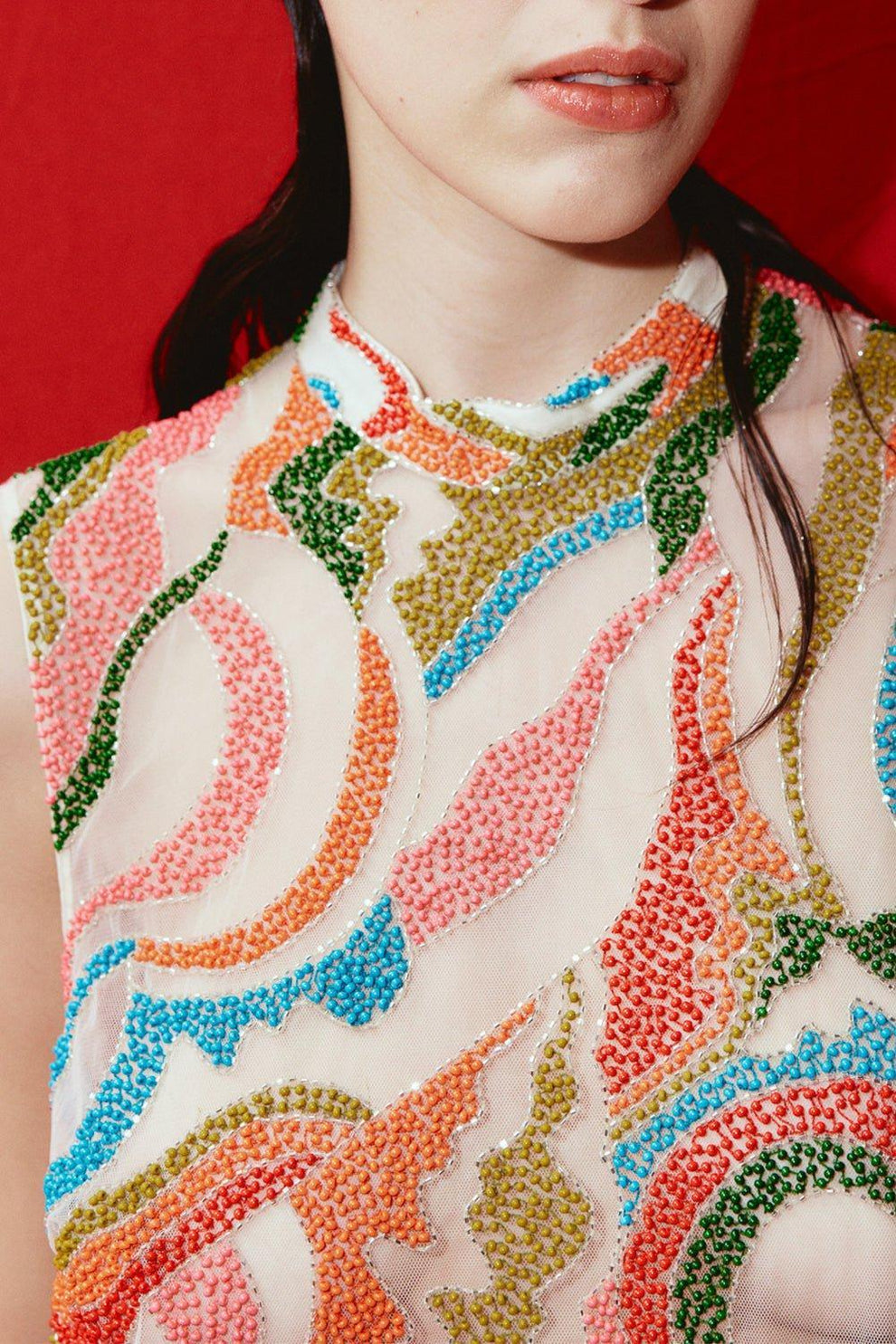 alemais beaded dress Multi Sidi Mini Dress