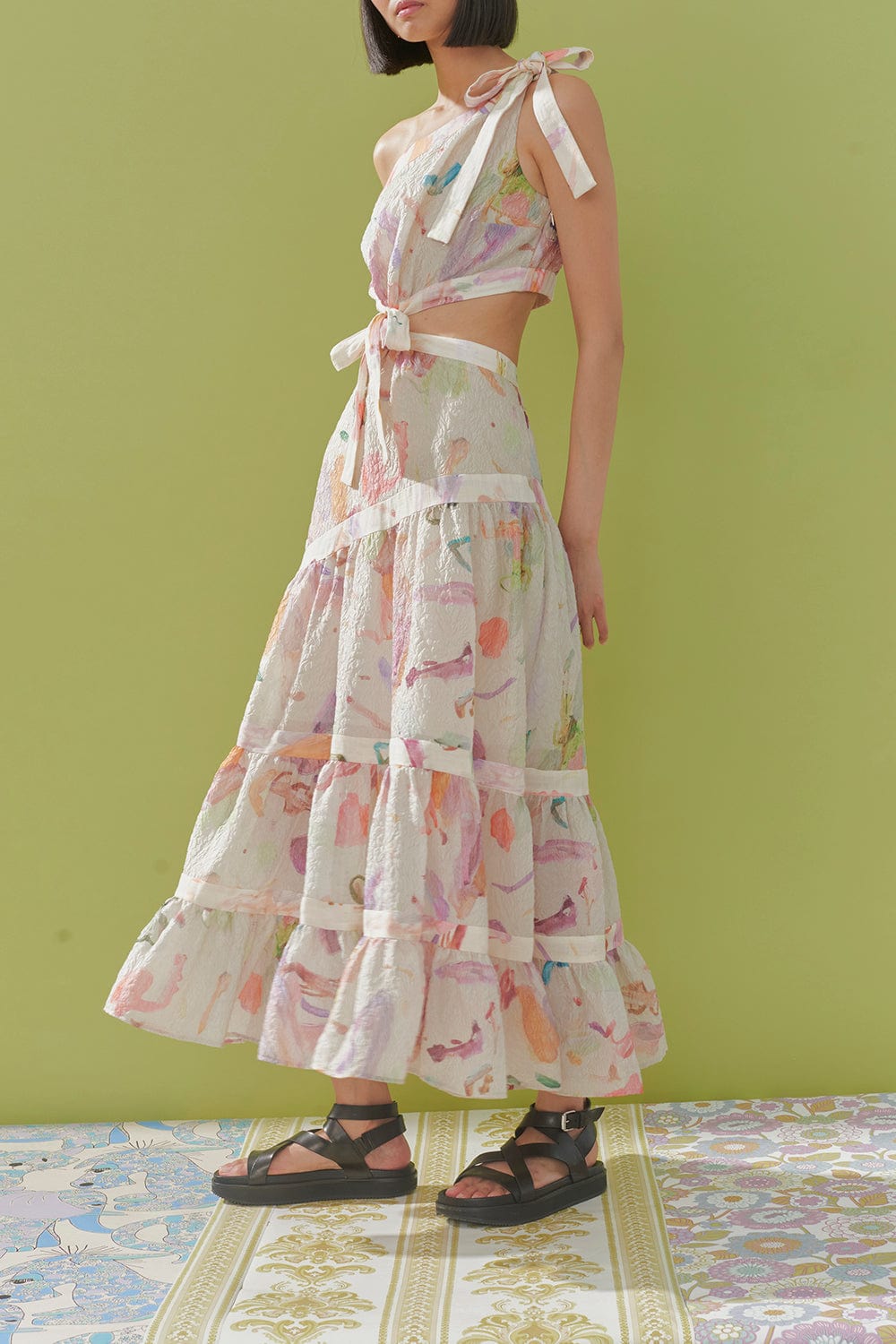 ALEMAIS-Annie One Shoulder Dress-