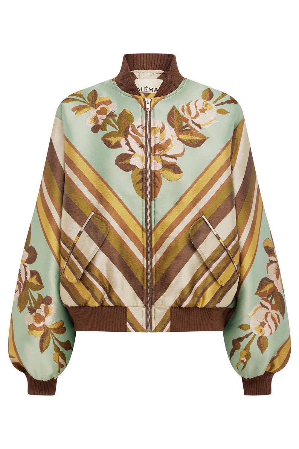 La Rosa Bomber Jacket-NOVELTY-2-CLOTHINGJACKETCASUAL-ALEMAIS