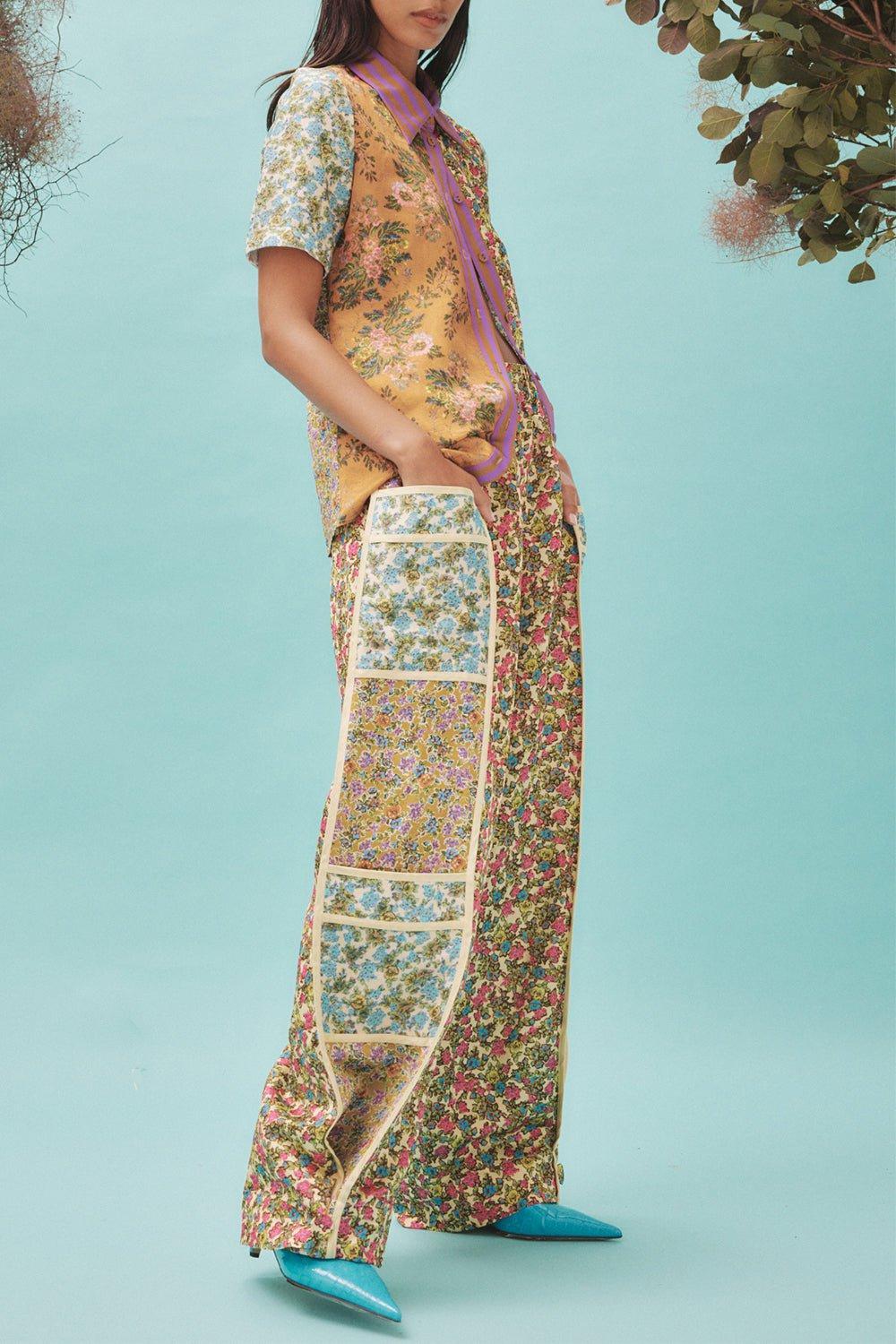 ALEMAIS-Mirabella Spliced Cargo Pant-