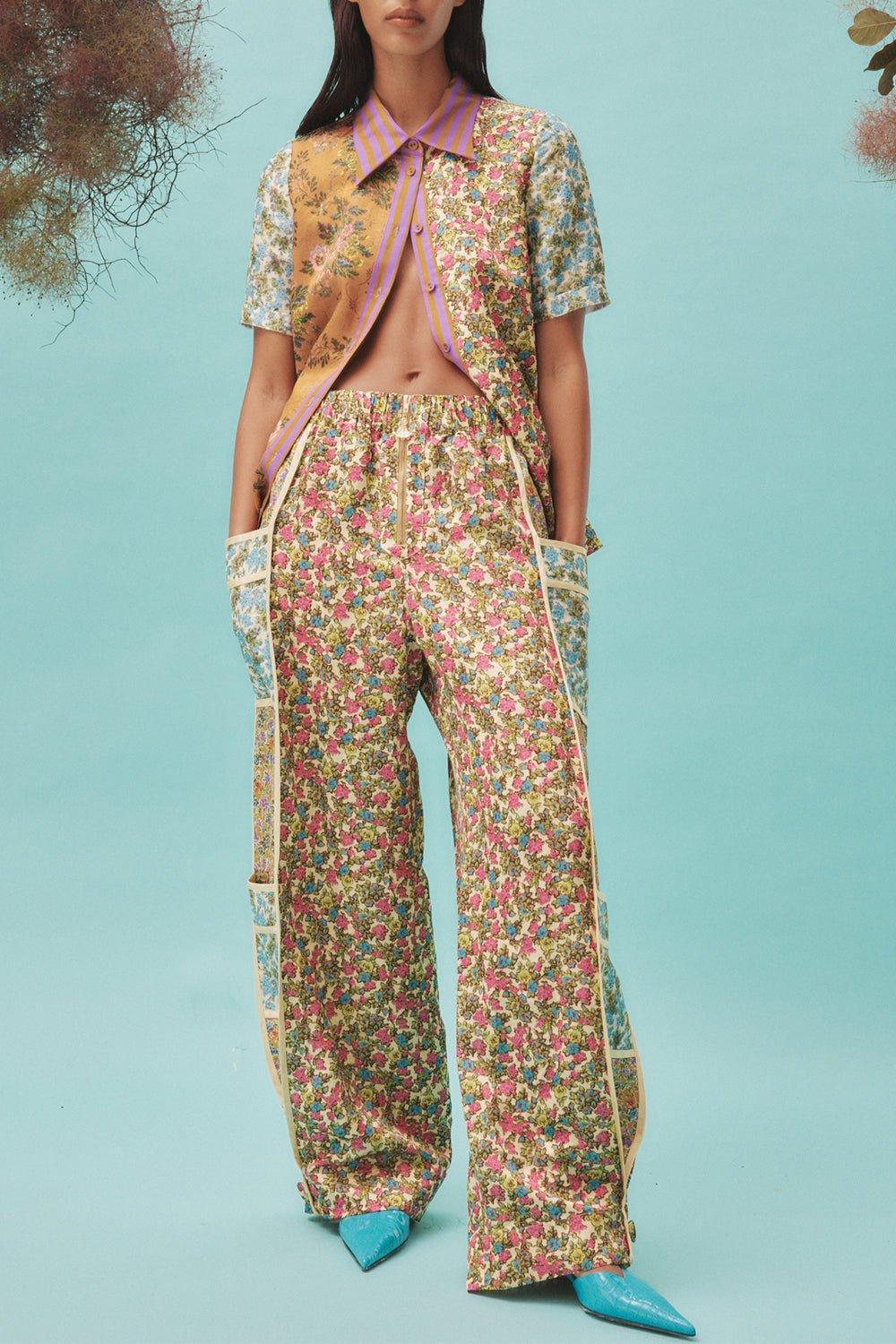 ALEMAIS-Mirabella Spliced Cargo Pant-