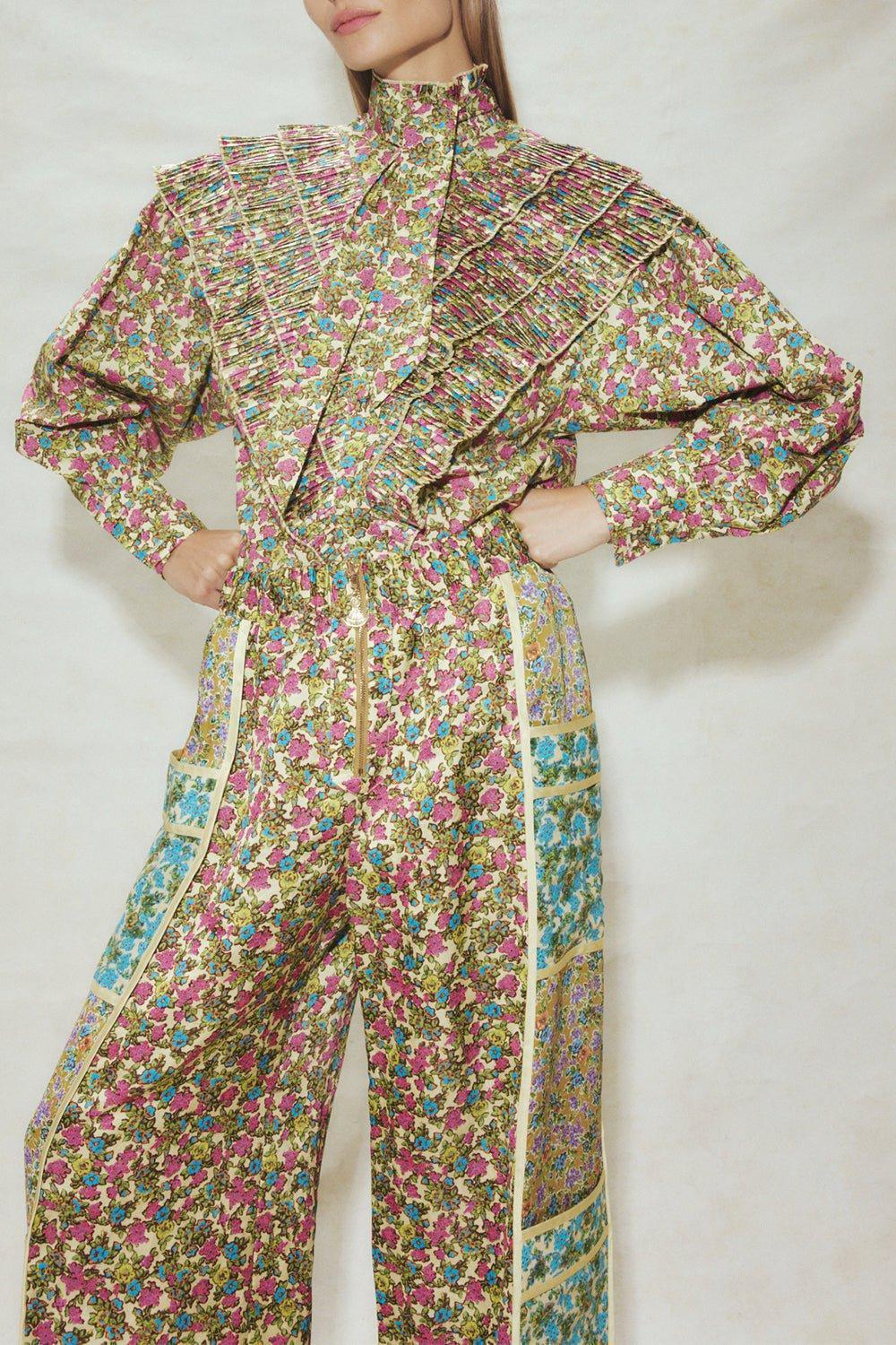 ALEMAIS-Mirabella Spliced Cargo Pant-