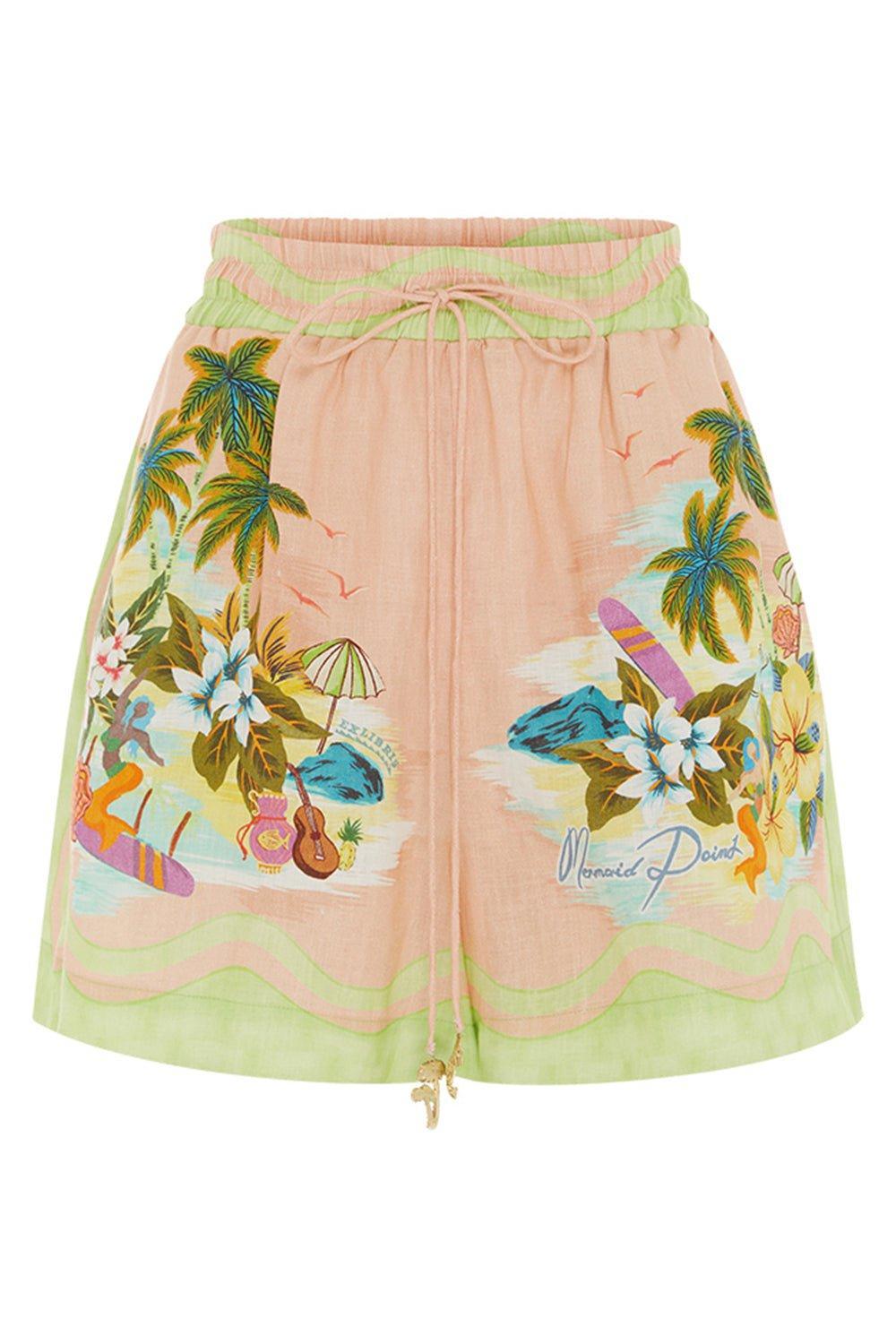 ALEMAIS-Mermaid Point Shorts-