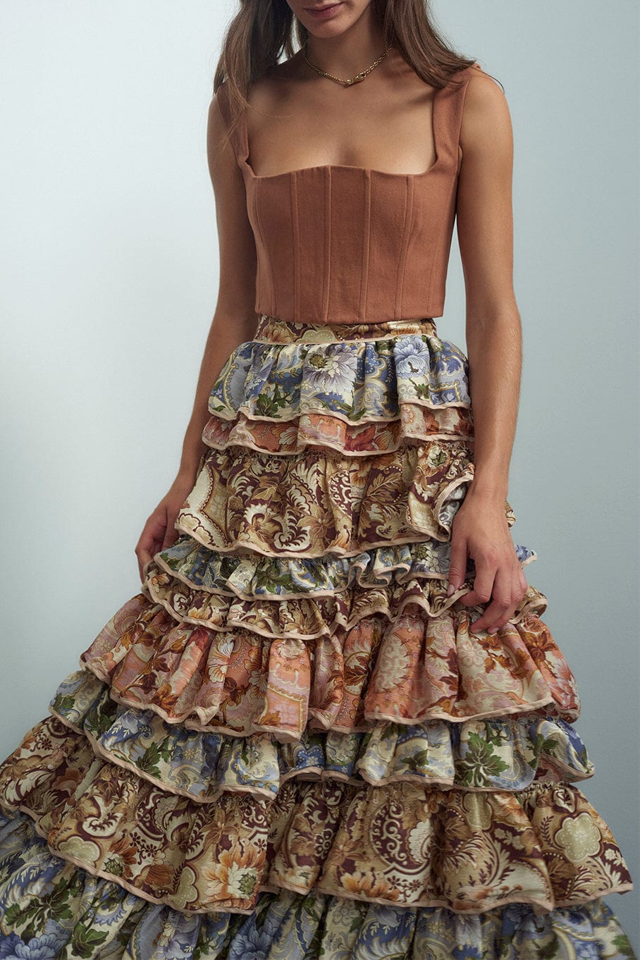 ALEMAIS-Phillipa Ruffle Skirt-
