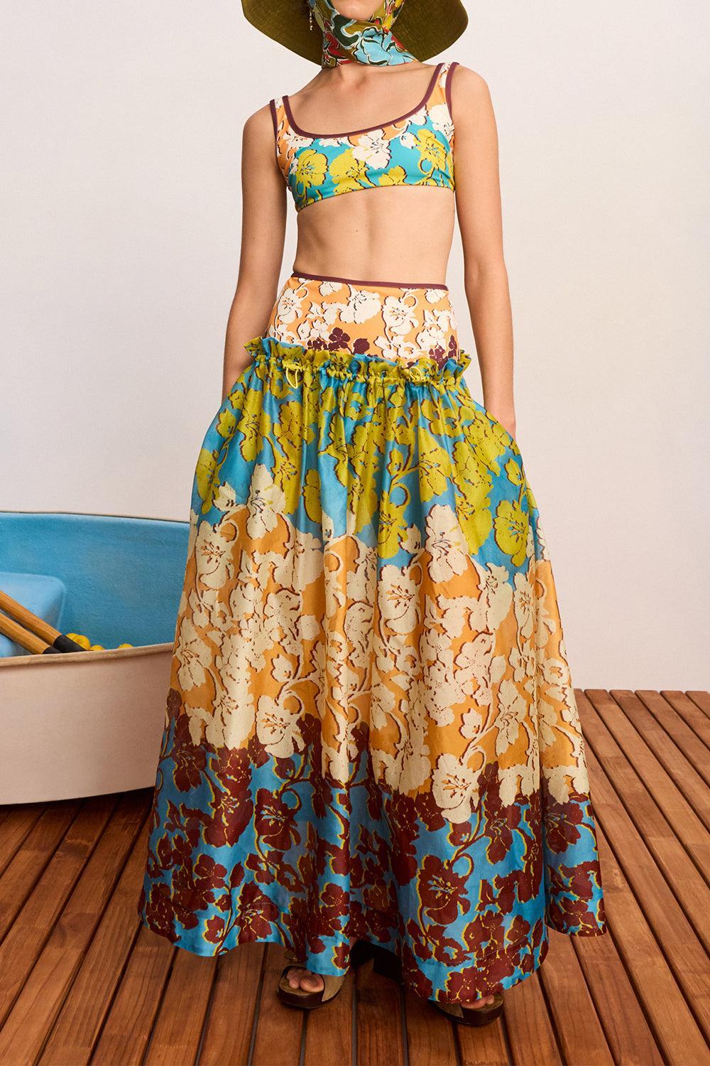 Splice Midi Skirt-FLORAL-2-CLOTHINGSKIRTMIDI-ALEMAIS