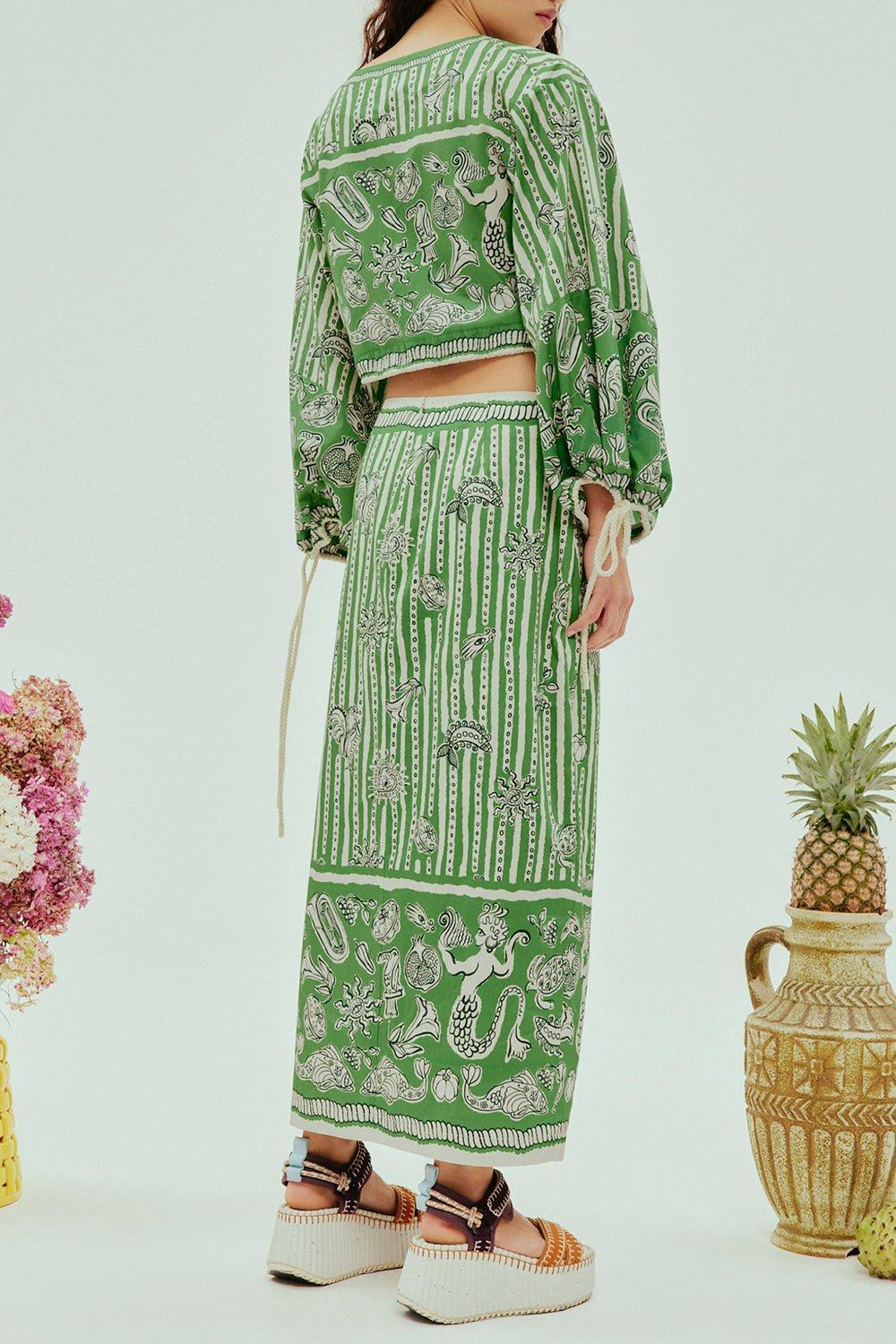 ALEMAIS-Lula Sarong Skirt-