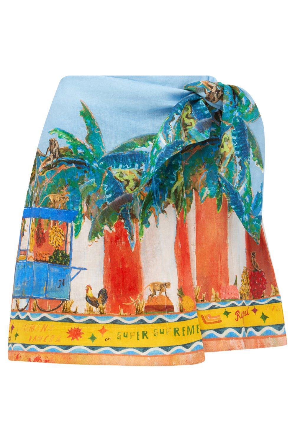 ALEMAIS-All Aboard Mini Skirt-