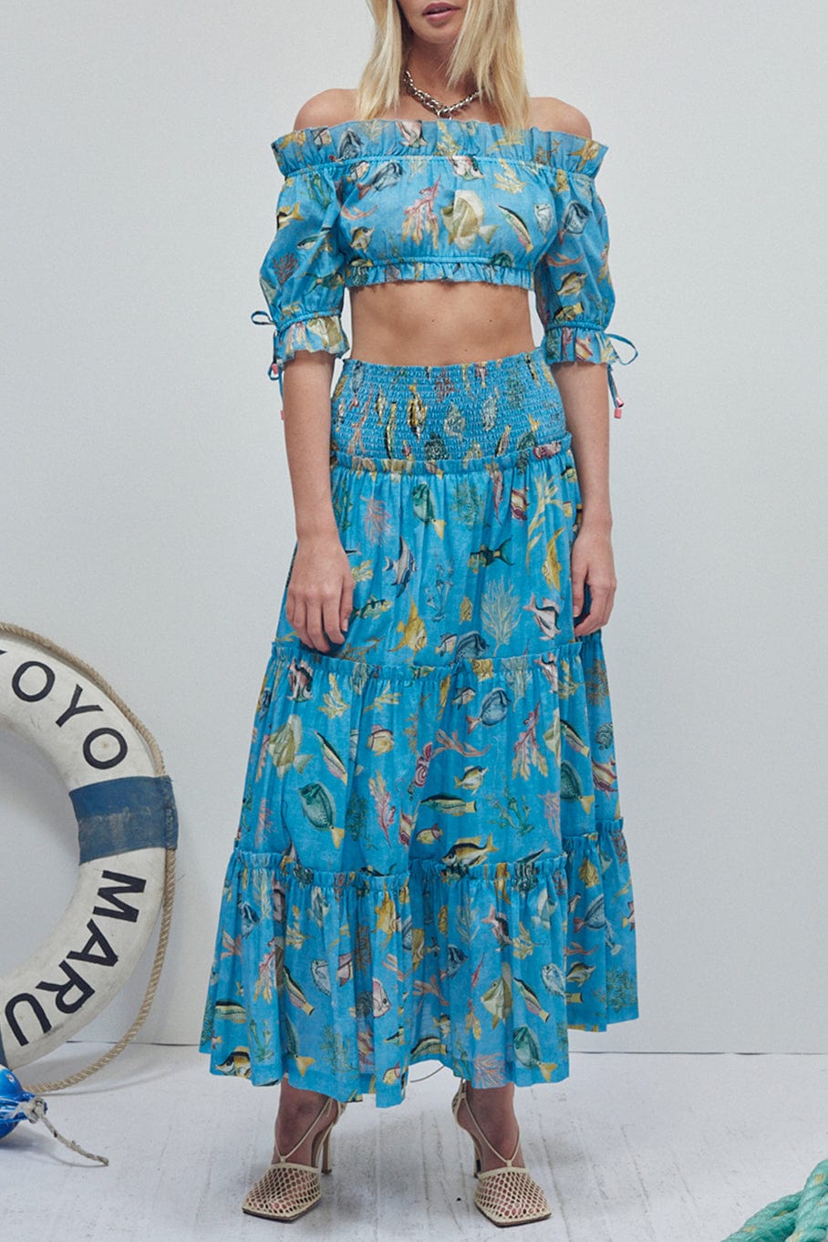 ALEMAIS-Otto Cropped Top-