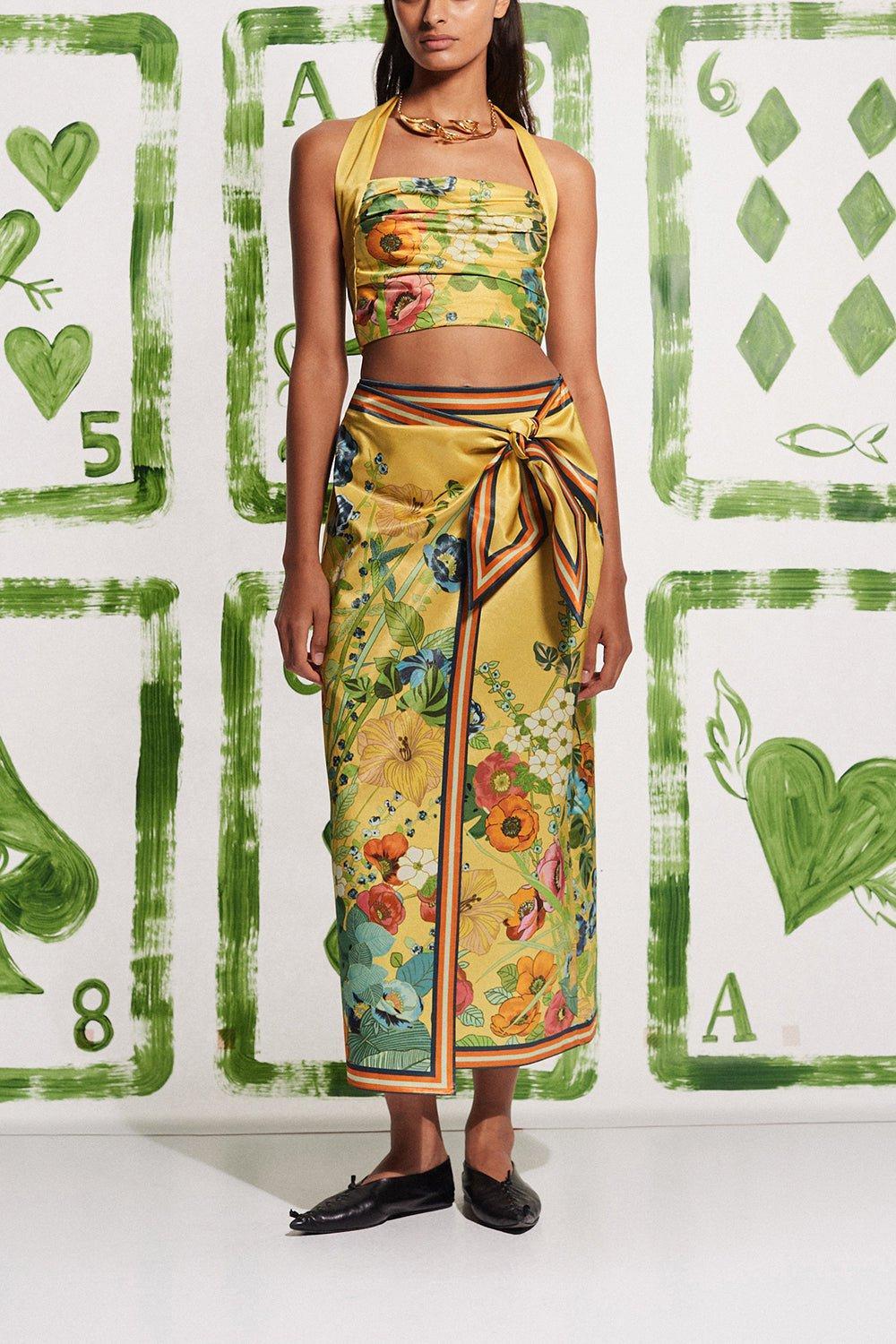 ALEMAIS-Cresida Top-YELLOW