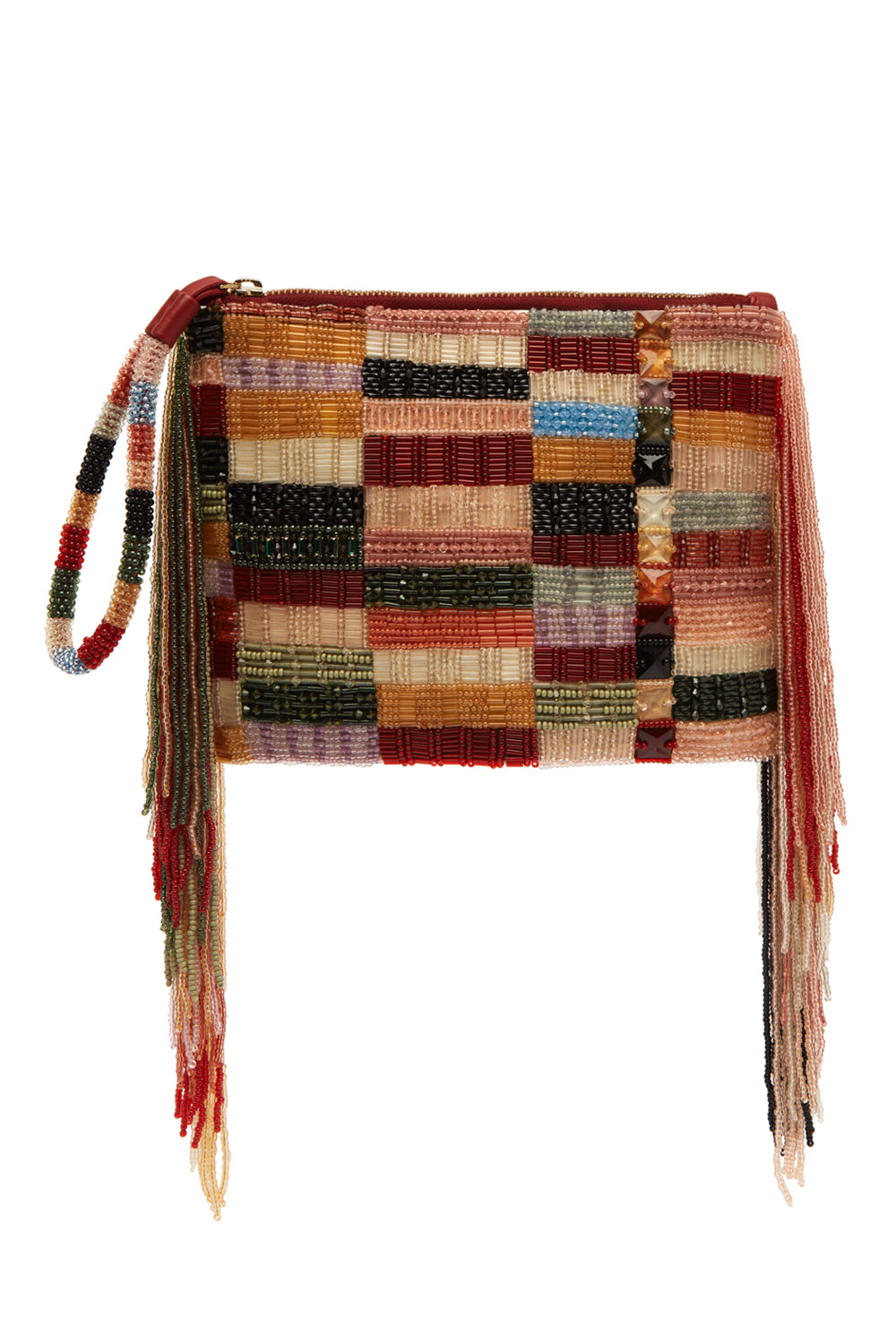 Marjorelle Bead Tassel Clutch