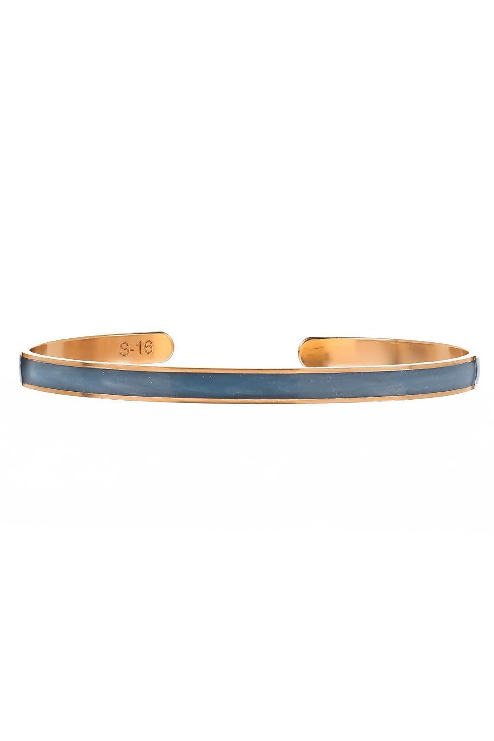 Sky Blue Cuff Bracelet-ROSE GOLD-16-JEWELRYFINE JEWELBRACELET O-ALESSA JEWELRY