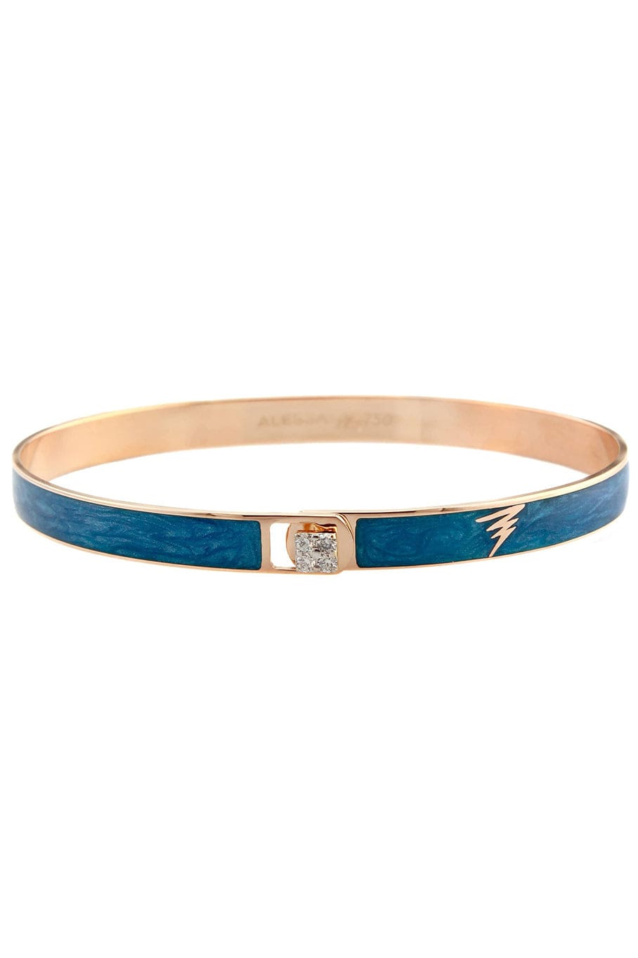 ALESSA JEWELRY-Enamel and Diamond Spectrum Bracelet-ROSE GOLD
