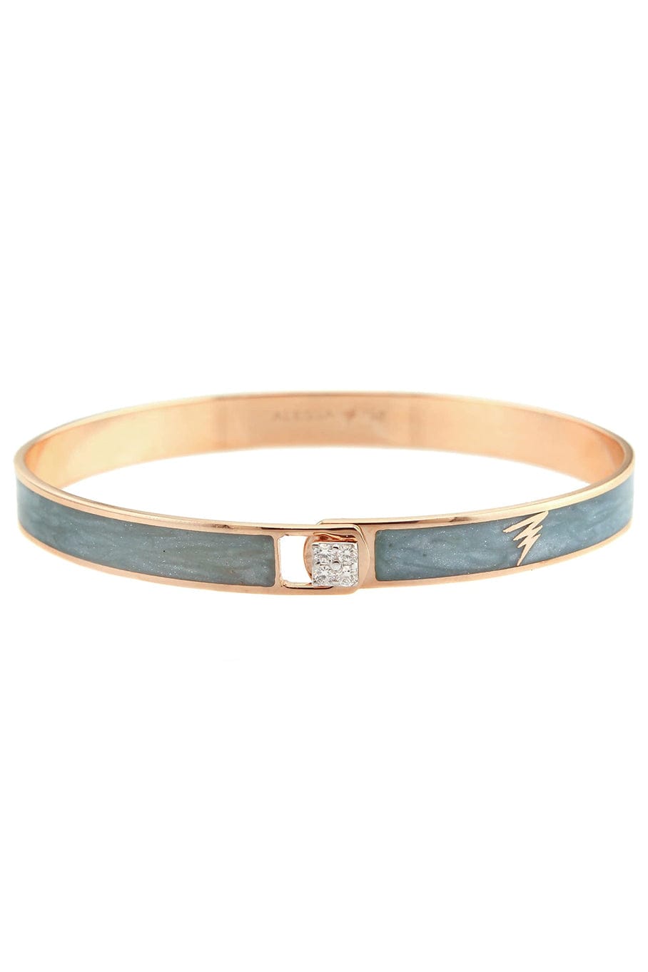 ALESSA JEWELRY-Spectrum Enamel and Diamond Bracelet-ROSE GOLD