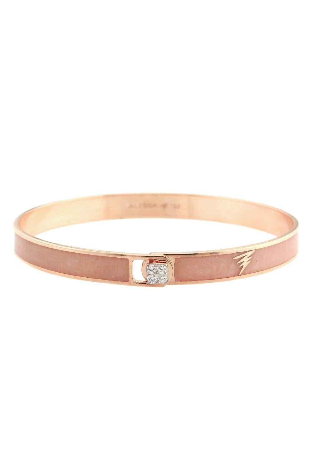 Pearl Diamond Spectrum Bracelet-YELLOW GOLD-17-JEWELRYFINE JEWELBRACELET O-ALESSA JEWELRY