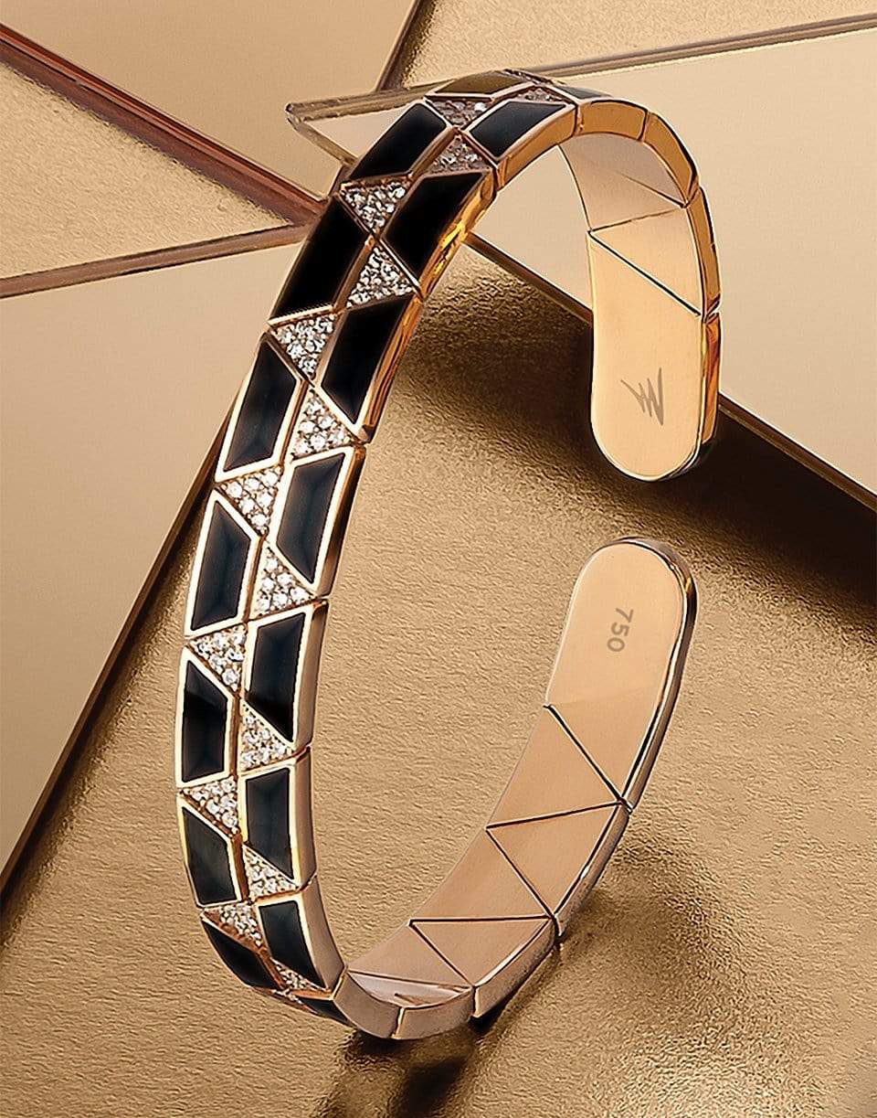 ALESSA JEWELRY-Elixir Binary Duo-Color Bracelet-ROSE GOLD