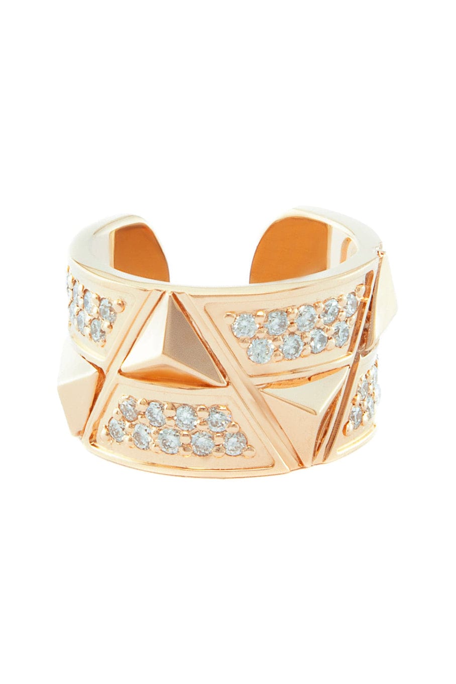ALESSA JEWELRY-Evolve Diamond Ear Cuff-ROSE GOLD