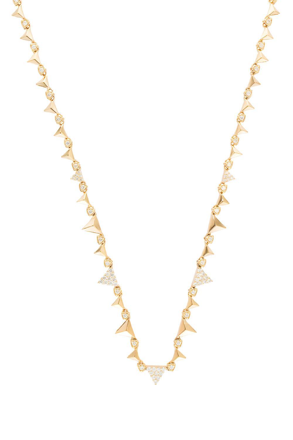 Diamond Rising Necklace-ROSE GOLD-JEWELRYFINE JEWELNECKLACE O-ALESSA JEWELRY