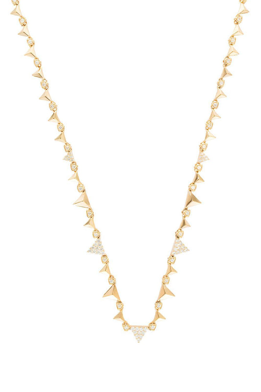 Diamond Rising Necklace-ROSE GOLD-JEWELRYFINE JEWELNECKLACE O-ALESSA JEWELRY