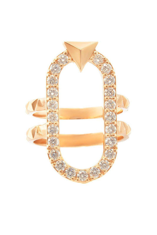 Diamond Energy Ring-ROSE GOLD-7.25-JEWELRYFINE JEWELRING-ALESSA JEWELRY