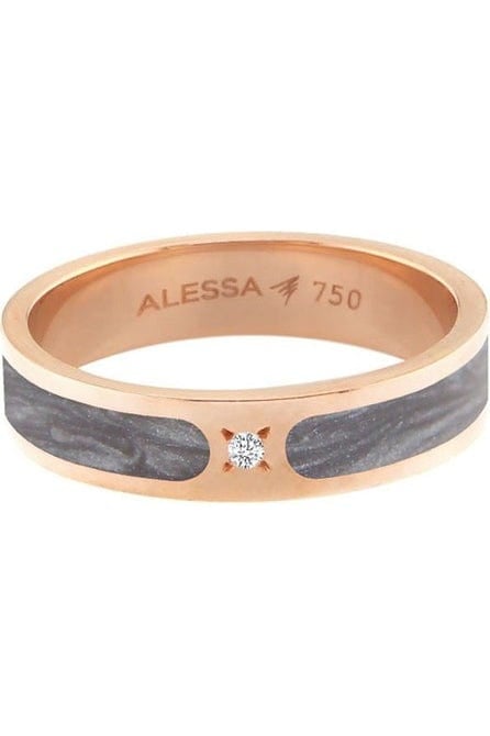 ALESSA JEWELRY-Grey Spectrum Ring-ROSE GOLD