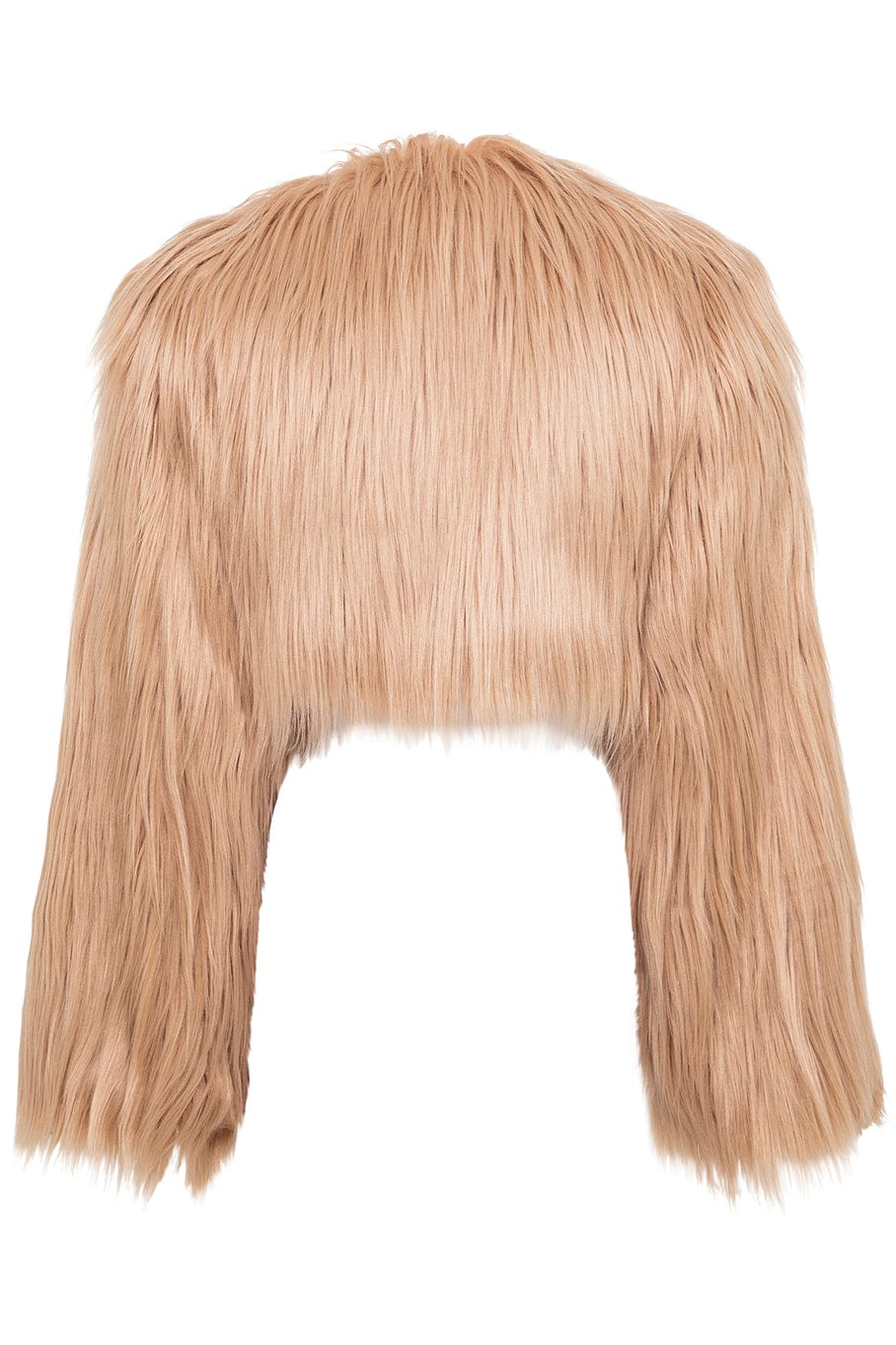 ALEX PERRY-Hutton Fur Cropped Jacket-