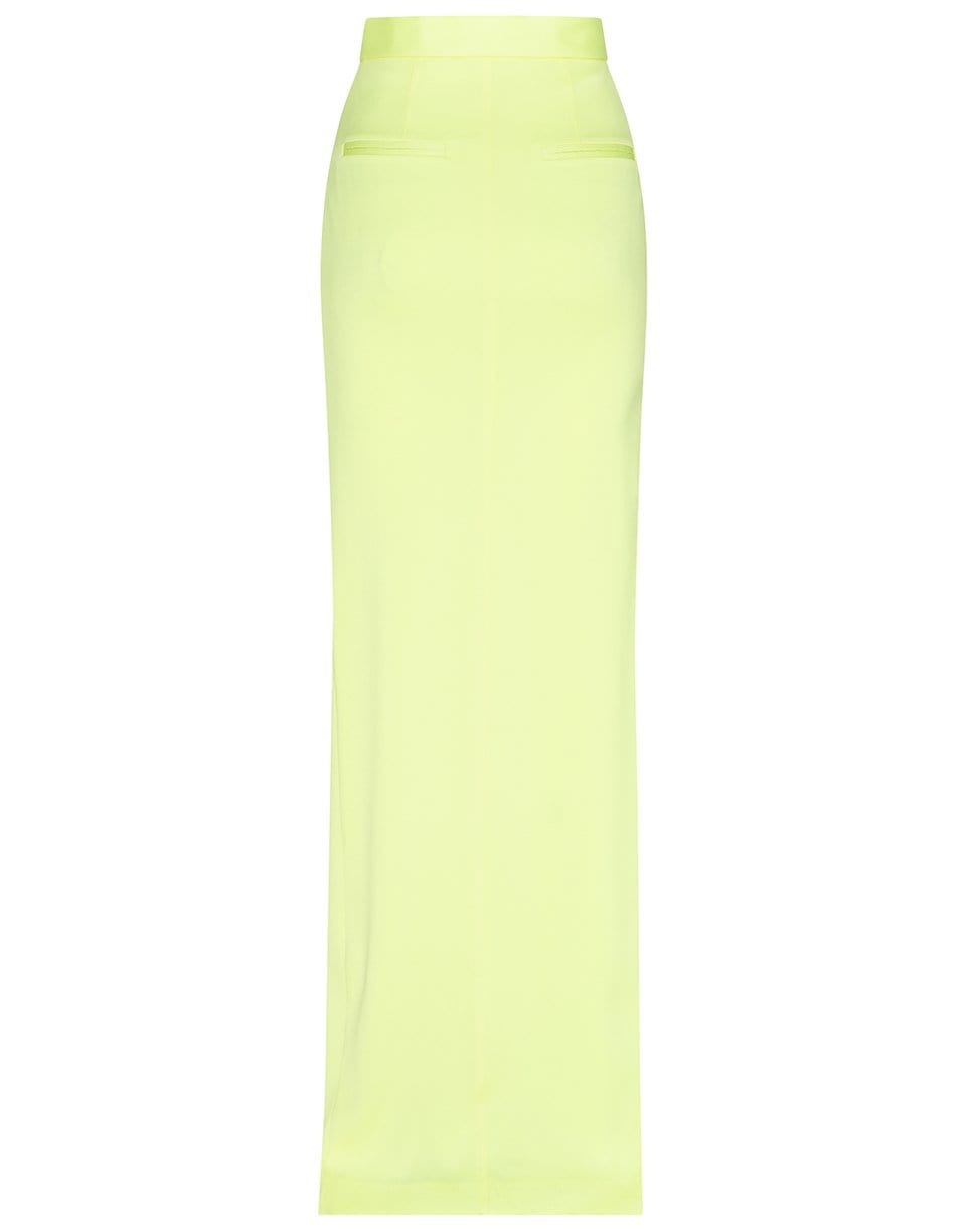 ALEX PERRY-Lux Column Split Skirt-