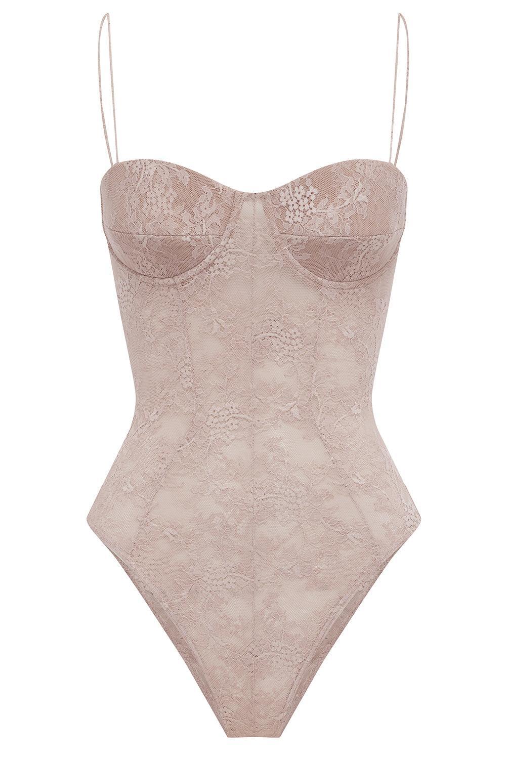 Cupped Lace Bodysuit-PINK-2-CLOTHINGTOPBLOUSE-ALEX PERRY