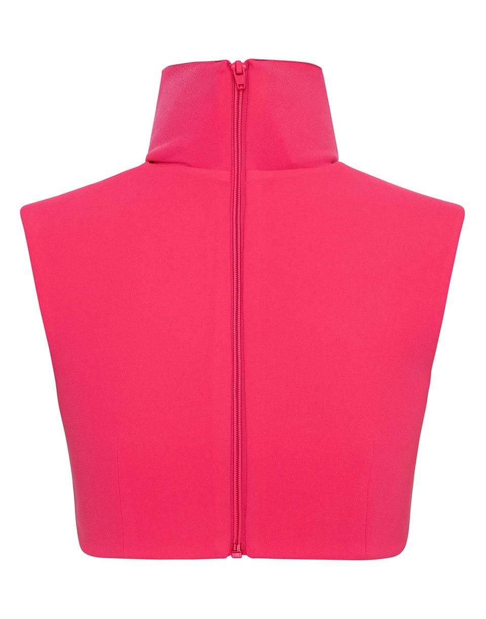 ALEX PERRY-Blake Stretch Crepe Turtleneck Crop Top-