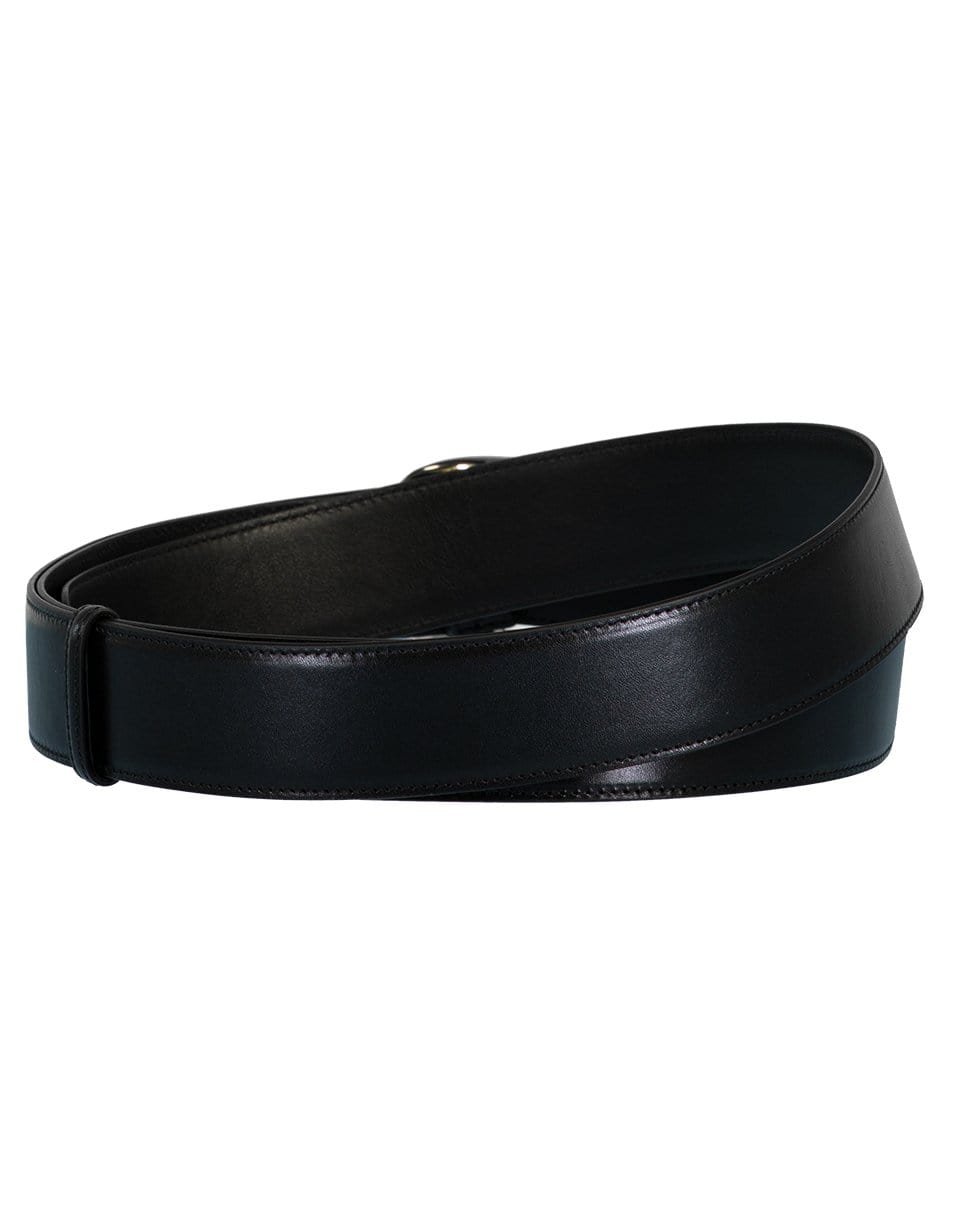 Alexander McQueen Long Molt Leather Belt Long Molt Met Belt | ALEXANDER MCQUEEN – Marissa Collections main image 3