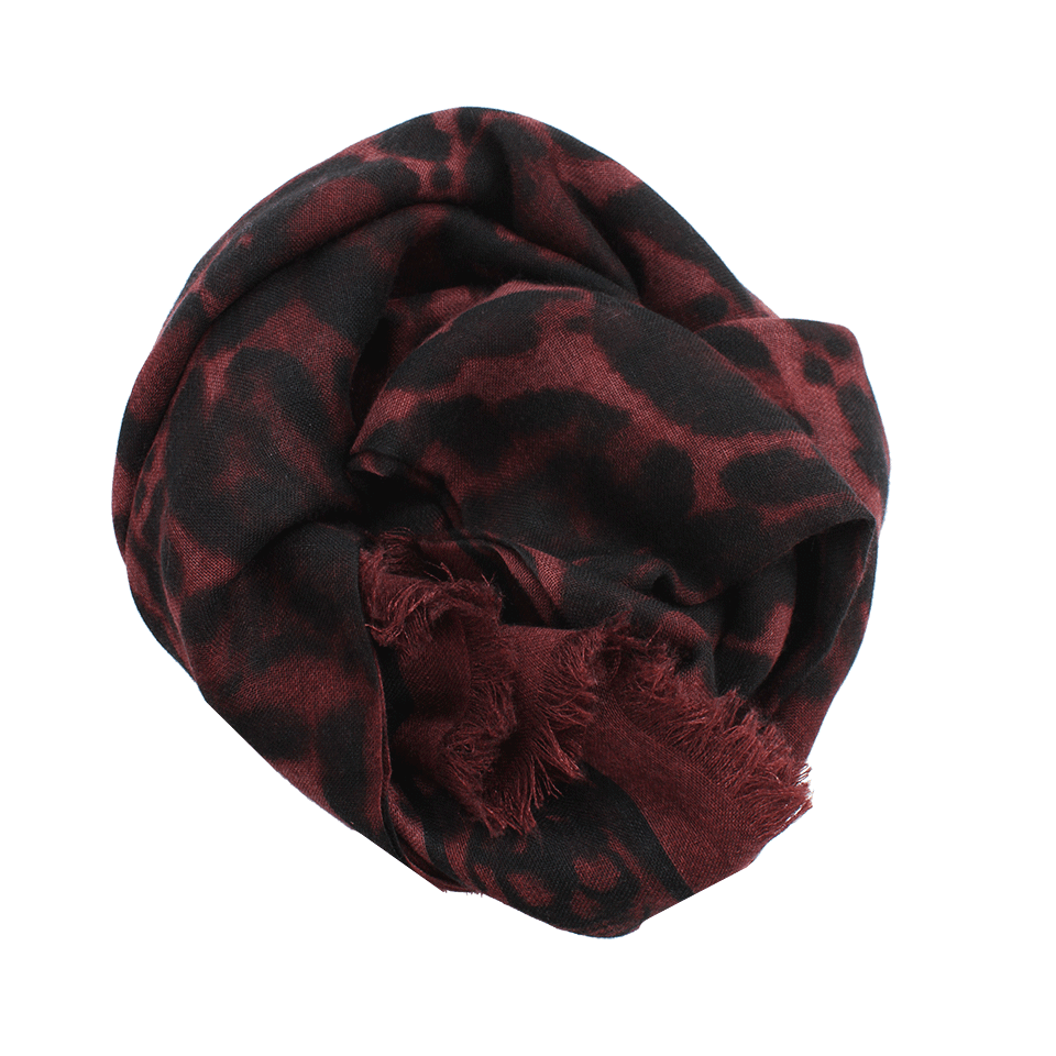 ALEXANDER MCQUEEN-Amimalier Skull Shawl-MVE/BLK