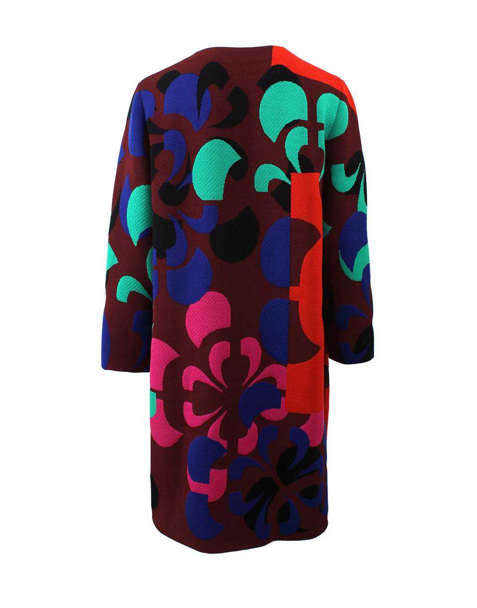 ALEXANDER MCQUEEN-Broken Flower Coat-MULTI