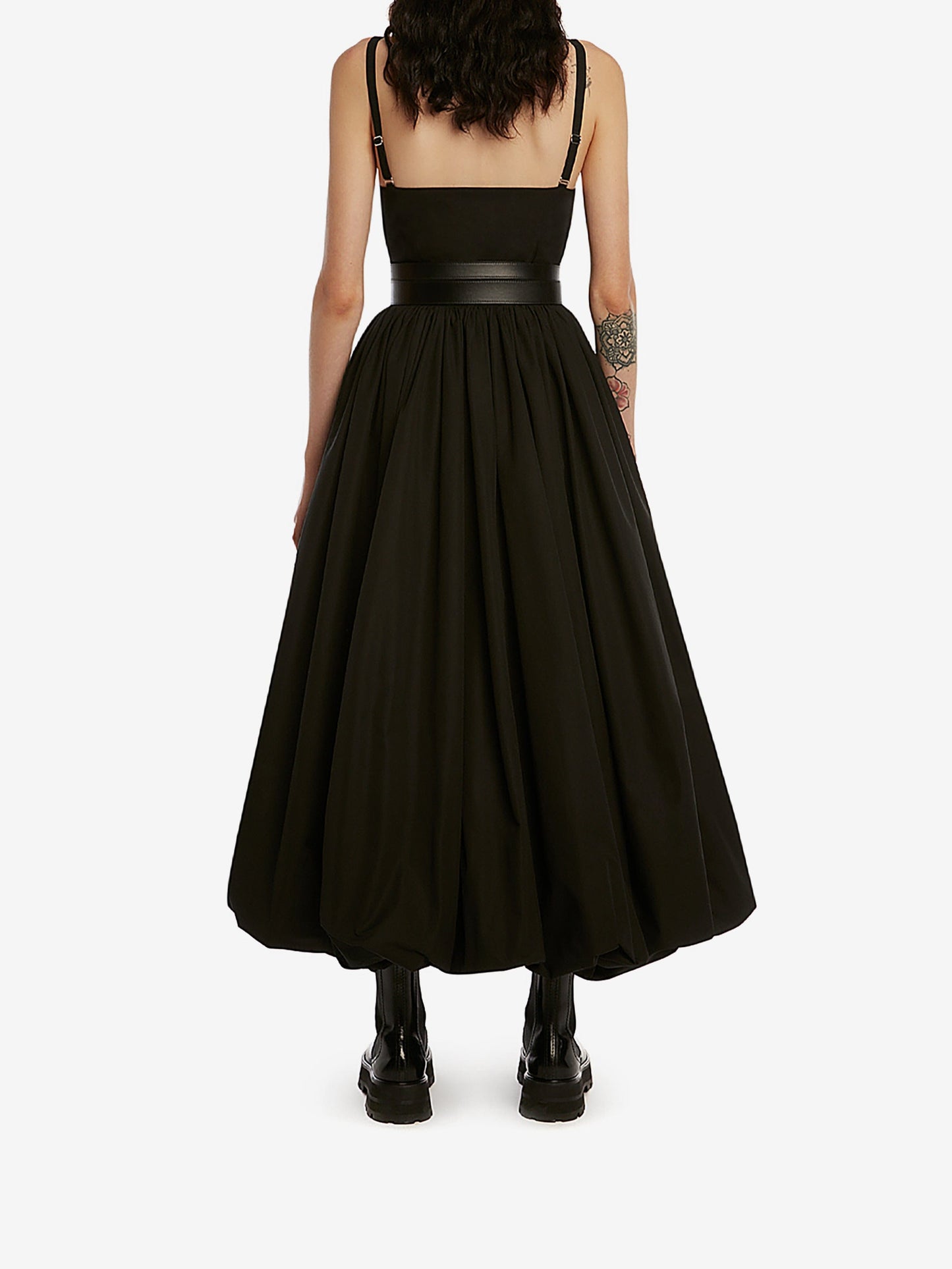 ALEXANDER MCQUEEN-Blue Sky Parachute Dress-