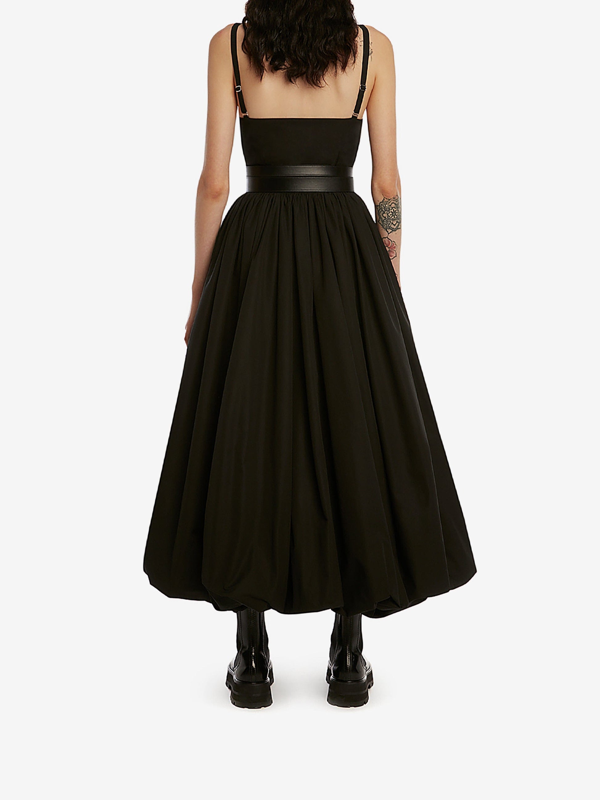 ALEXANDER MCQUEEN-Blue Sky Parachute Dress-