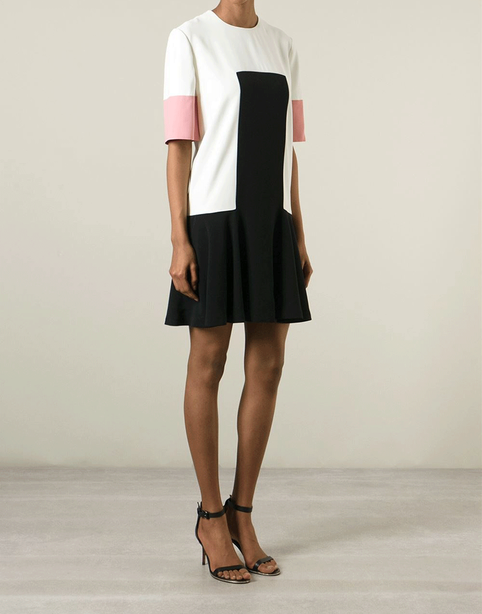ALEXANDER MCQUEEN-Boxy Flared Dress-