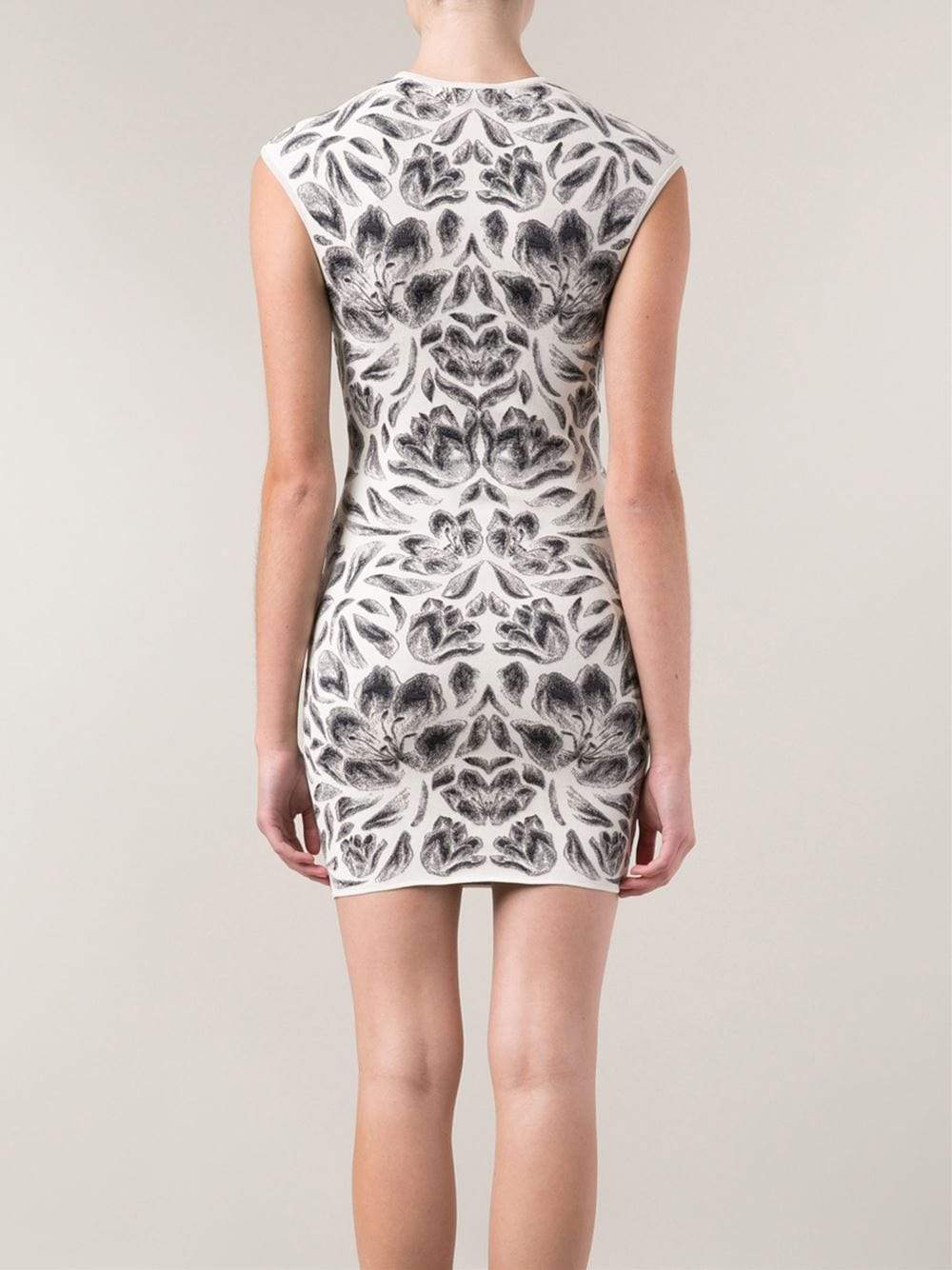 ALEXANDER MCQUEEN-Tulip Knit Dress-