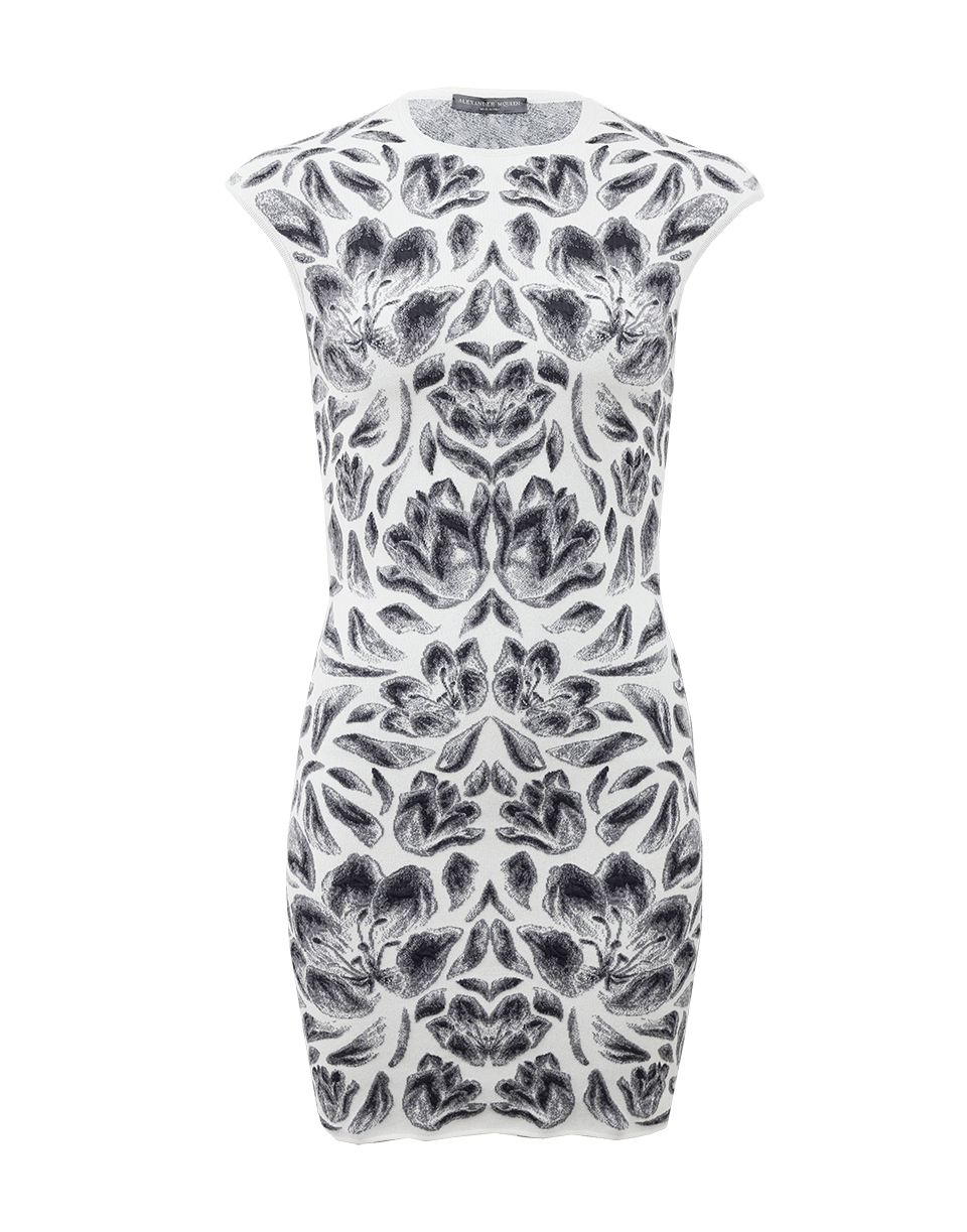 ALEXANDER MCQUEEN-Tulip Knit Dress-