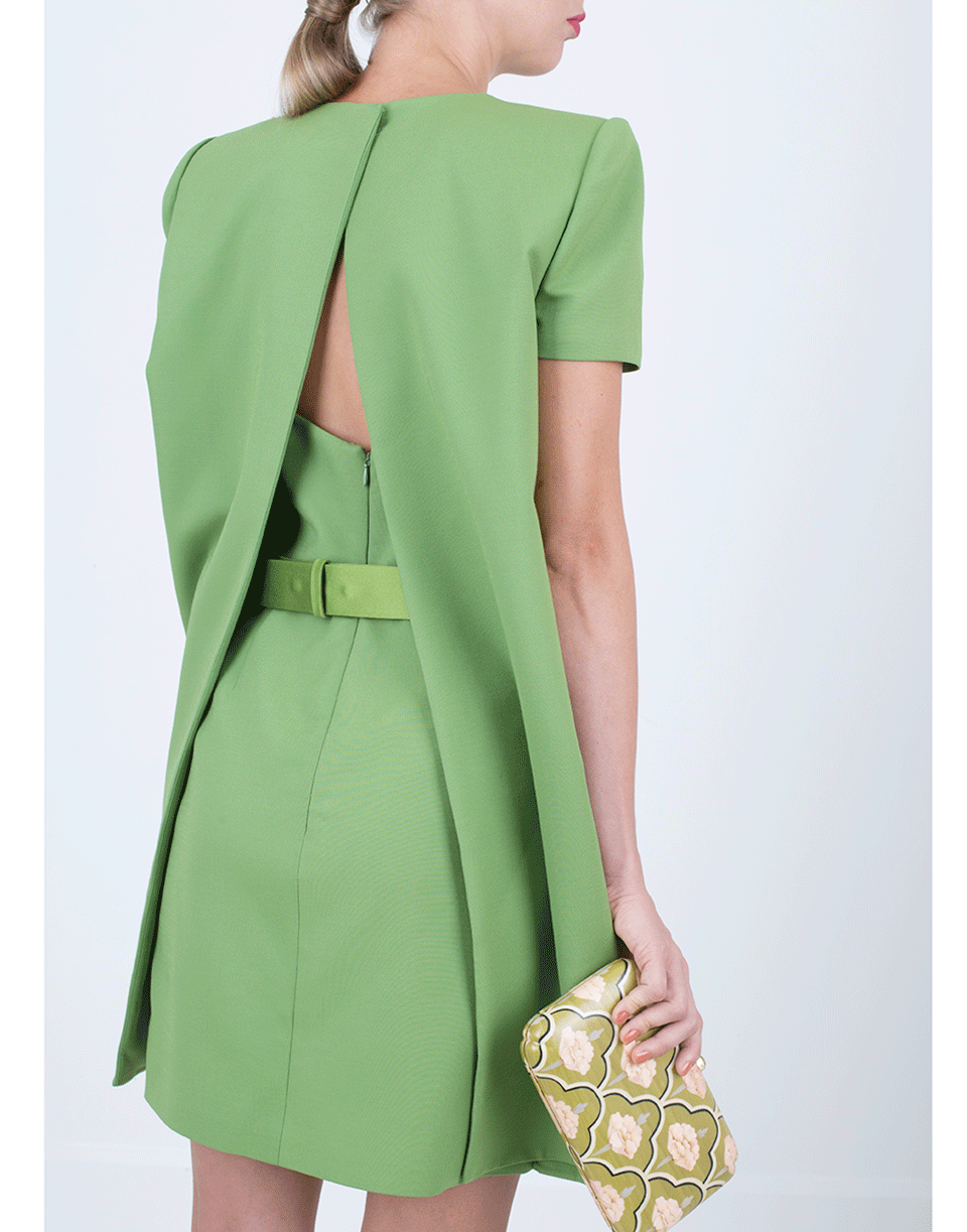ALEXANDER MCQUEEN-Capelet Dress-