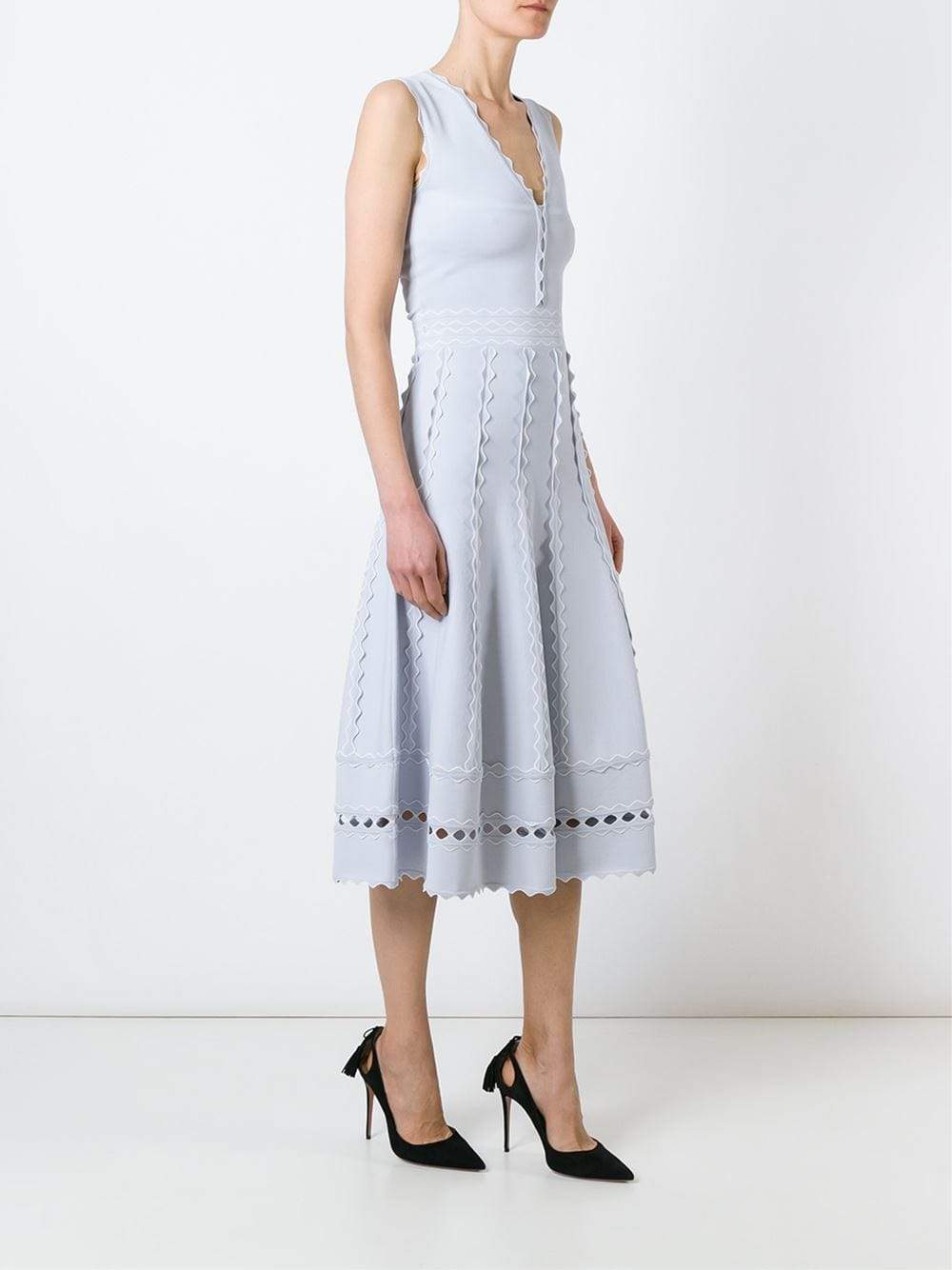 ALEXANDER MCQUEEN-3-D A-Line Dress-