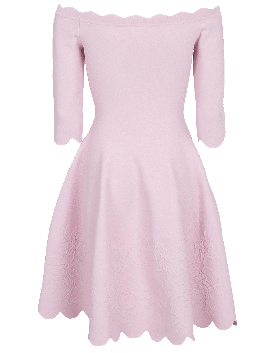 ALEXANDER MCQUEEN-Off Shoulder Dress-