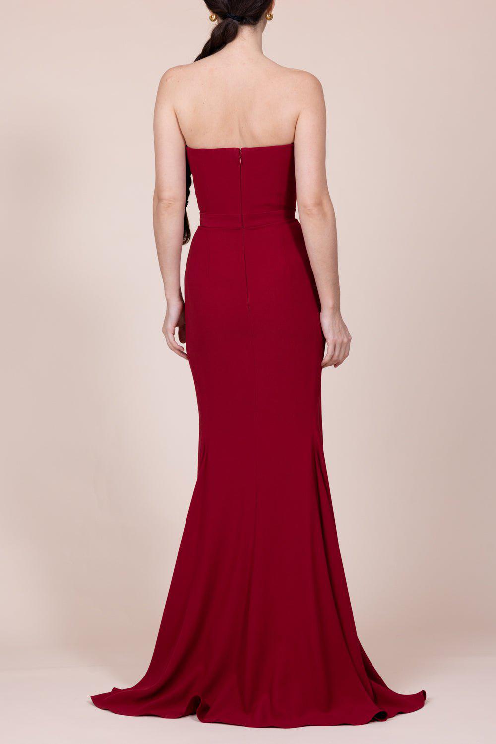 Peak Corset Gown | ALEXANDER MCQUEEN – Marissa Collections