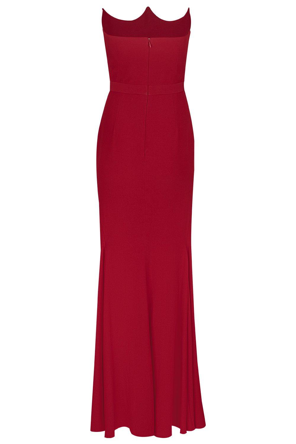 Peak Corset Gown | ALEXANDER MCQUEEN – Marissa Collections