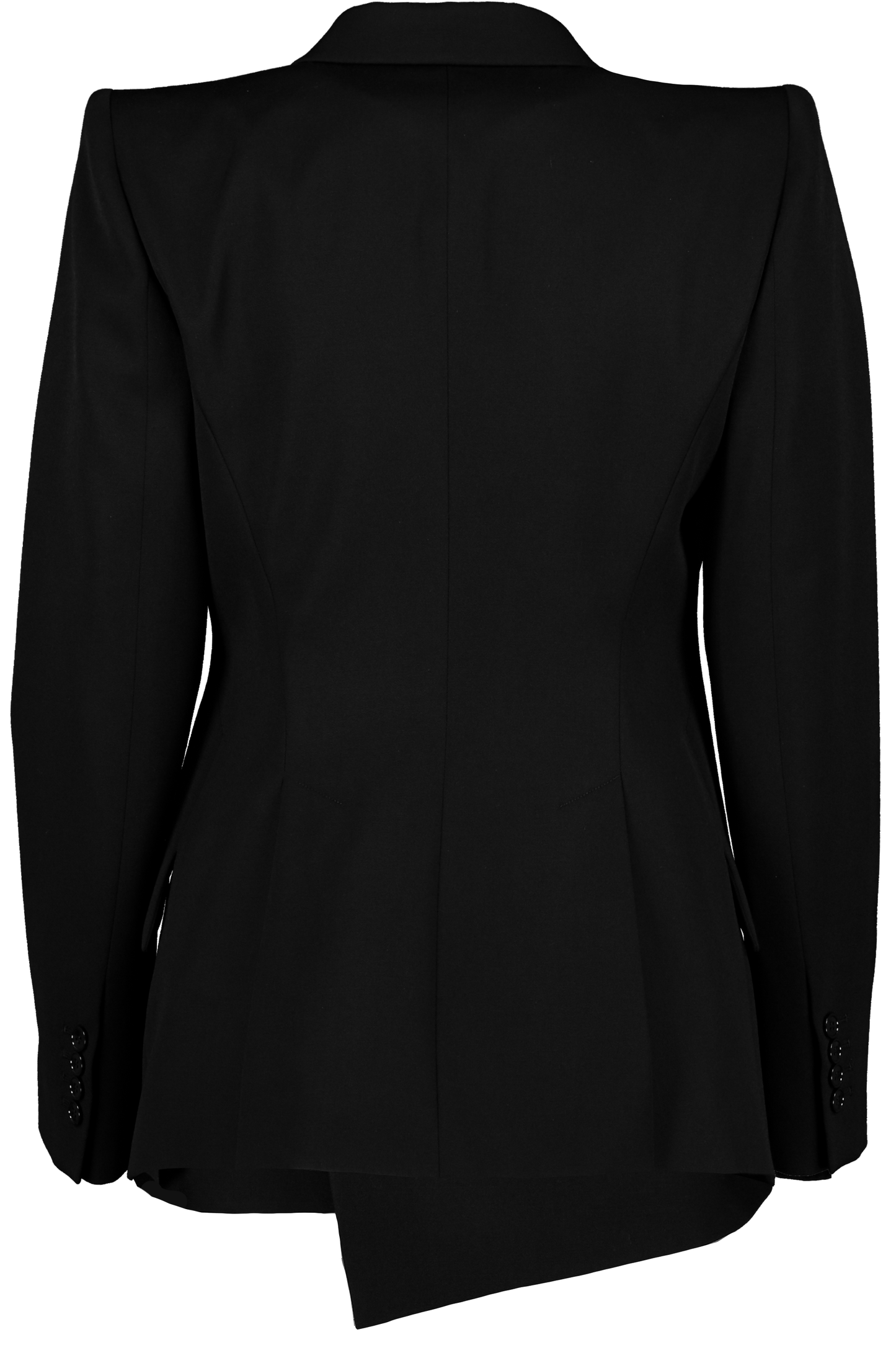ALEXANDER MCQUEEN-Drop Hem One Button Jacket-