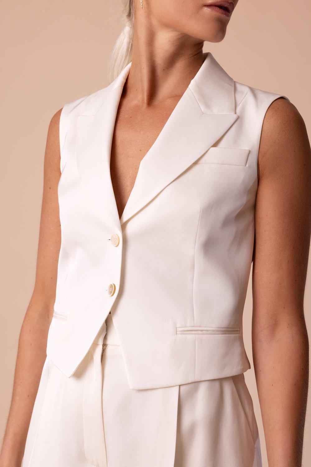 ALEXANDER MCQUEEN-Single Breasted Vest-