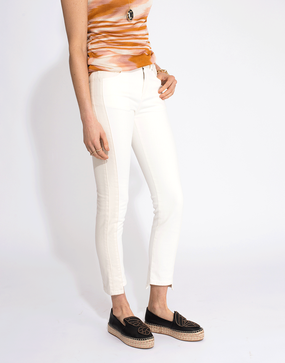 ALEXANDER MCQUEEN-Patchwork Kickback Denim Pant-