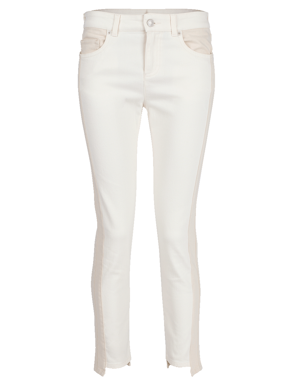 ALEXANDER MCQUEEN-Patchwork Kickback Denim Pant-